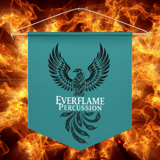 Teal Banner - Everflame Percussion